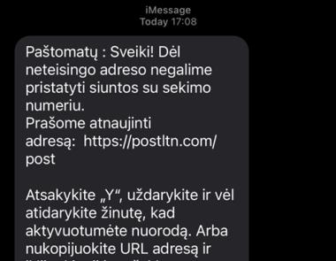 Apgaulinga žinutė