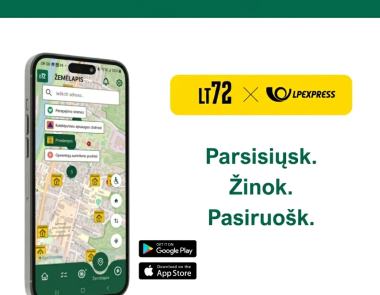 Lietuvos paštas tampa LT72 partneriu