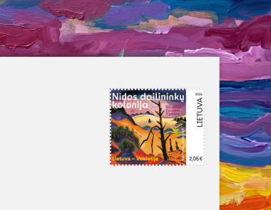 Pirmasis bendras Lietuvos ir Vokietijos pašto ženklas įamžina Nidos dailininkų koloniją